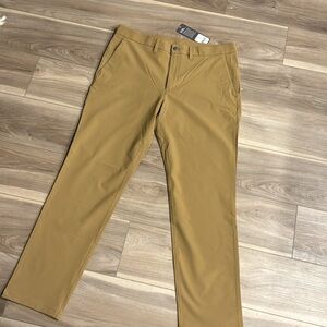 CRZ Yoga Men’s Tech Pants - Beige/Tan - 36X33